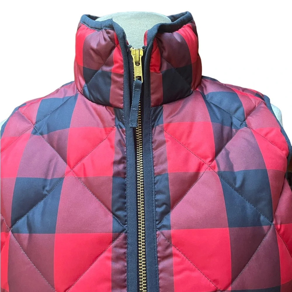 J.‎ Crew Buffalo Plaid Puffer Vest
